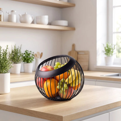 corbeille a fruit idéale pour gagner de l'espace et  qui embellie votre cuisine