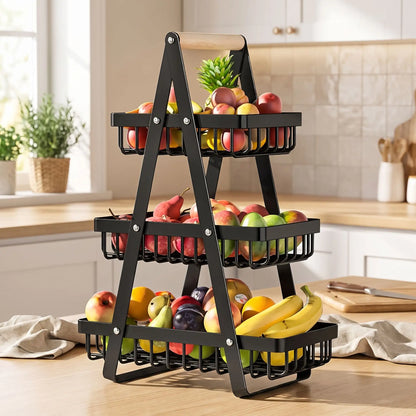 corbeille a fruit idéale pour conserver vos aliments et garder la cuisine propre et bien rangée 