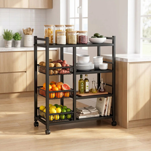 desserte a roulette parfaite pour combiner rangement et beauté dans votre cuisine