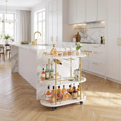 desserte a roulette parfaite pour exposer vos belles bouteilles