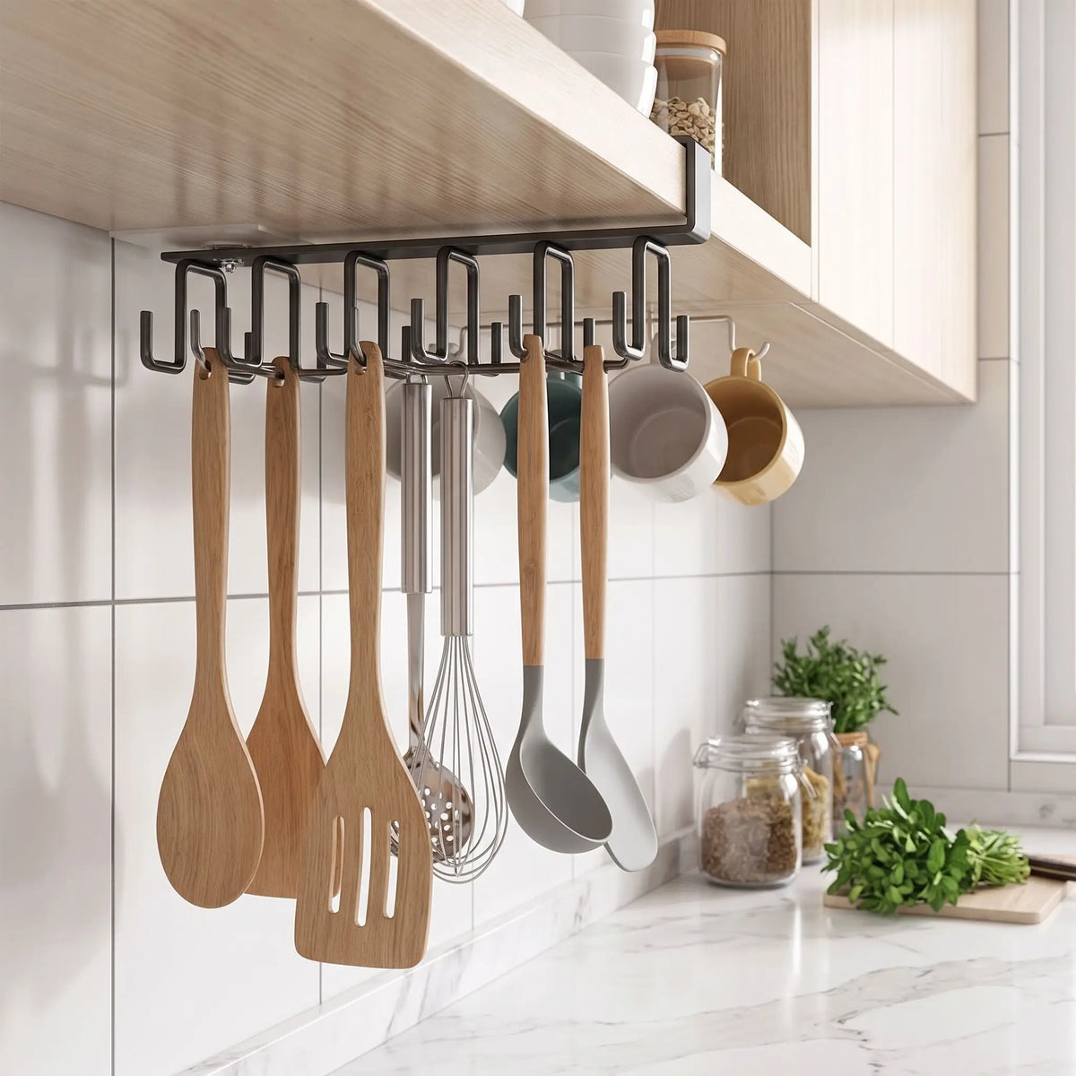 étagère cuisine idéale pour ranger vos ustensiles de cuisine