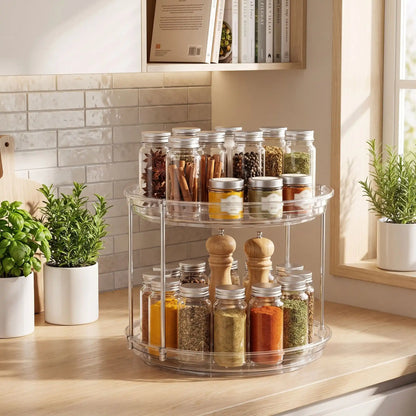 plateau tournant idéale pour un rangement  de vos ustensiles