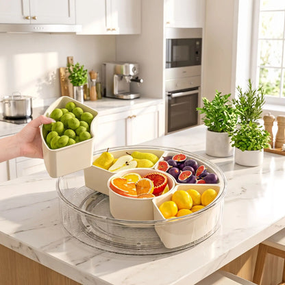 plateau tournant idéal ranger vos fruits et légumes