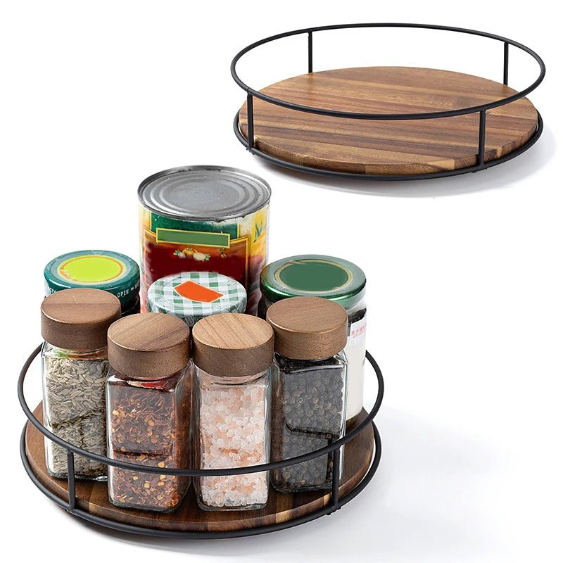 plateau tournant idéale ranger vos épices et décoratif pour votre cuisine