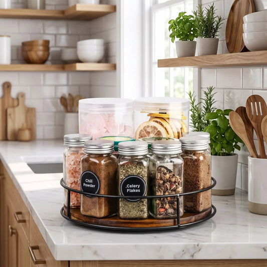 plateau tournant idéale pour le rangement de vos épices
