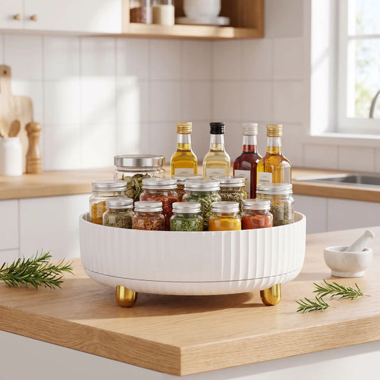 plateau tournant idéale pour le rangement de vos épices