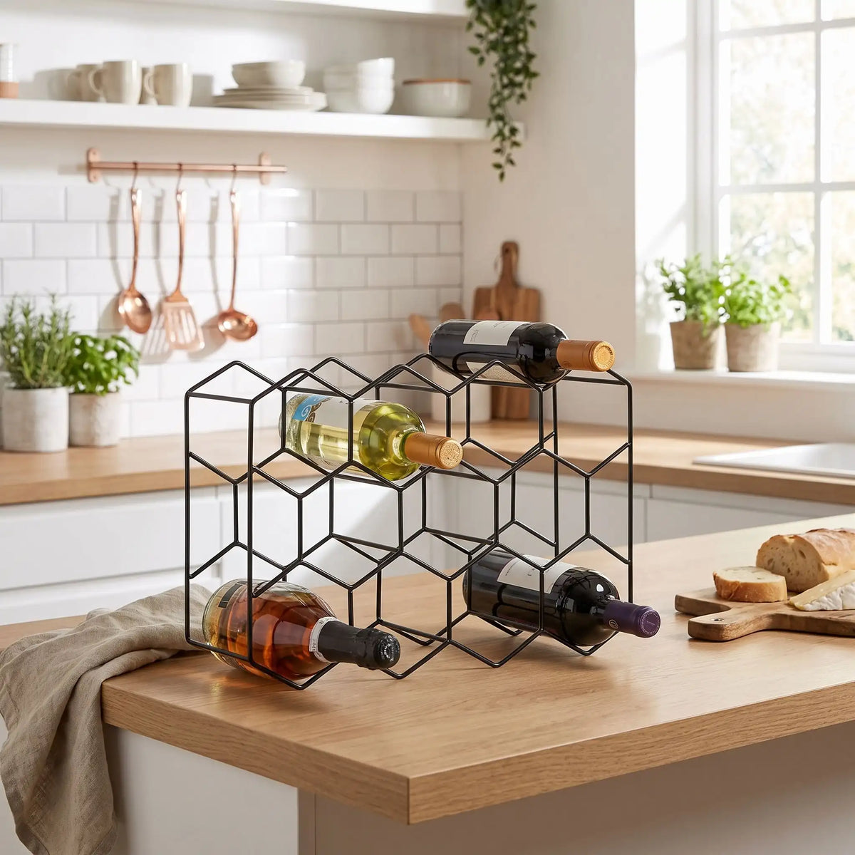 porte bouteille idéal pour le rangement propre de vos bouteilles