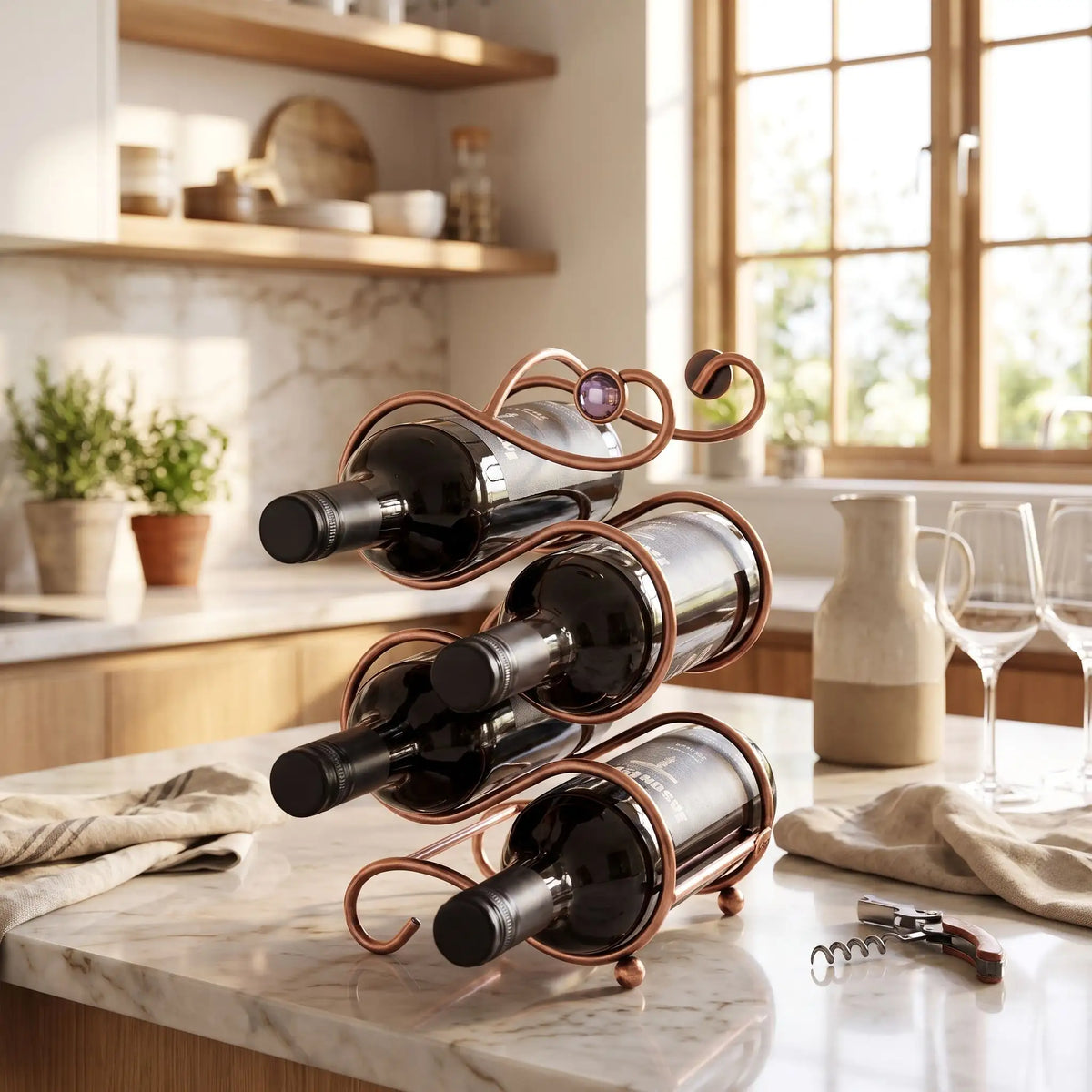 porte bouteille idéal pour conserver vos bouteilles en cuisine