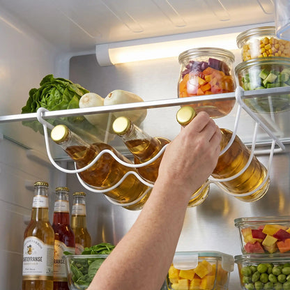 Porte bouteille idéal pour un rangement ordonné de vos bouteilles dans le réfrigérateur