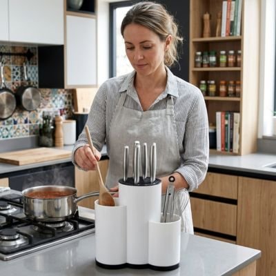 Pot ustensiles Cuisine idéale pour du rangement chic