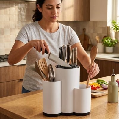 Pot ustensiles Cuisine idéale pour ranger vos ustensiles de cuisine