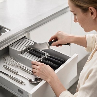 Range couvert idéal pour créer un espace de rangement pour vos ustensiles