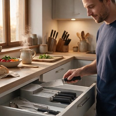 Range couvert idéal pour organiser un espace de rangement pour vos ustensiles