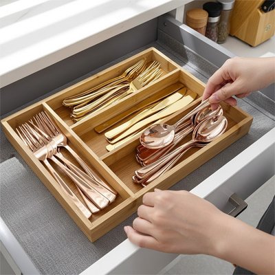 Range couvert idéal pour une cuisine propre et bien rangée 