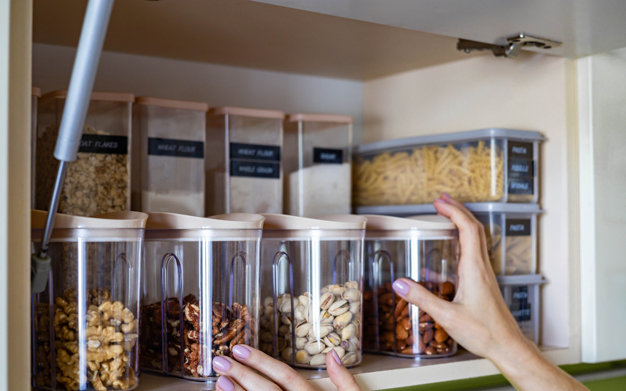 Boites de rangement qui permet d'avoir une cuisine bien organisée